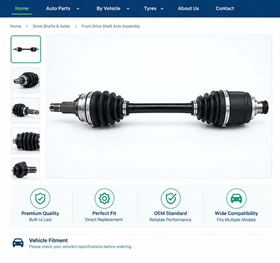 Mitsubishi Xpander Manual Driveshaft RH (2018–2026)